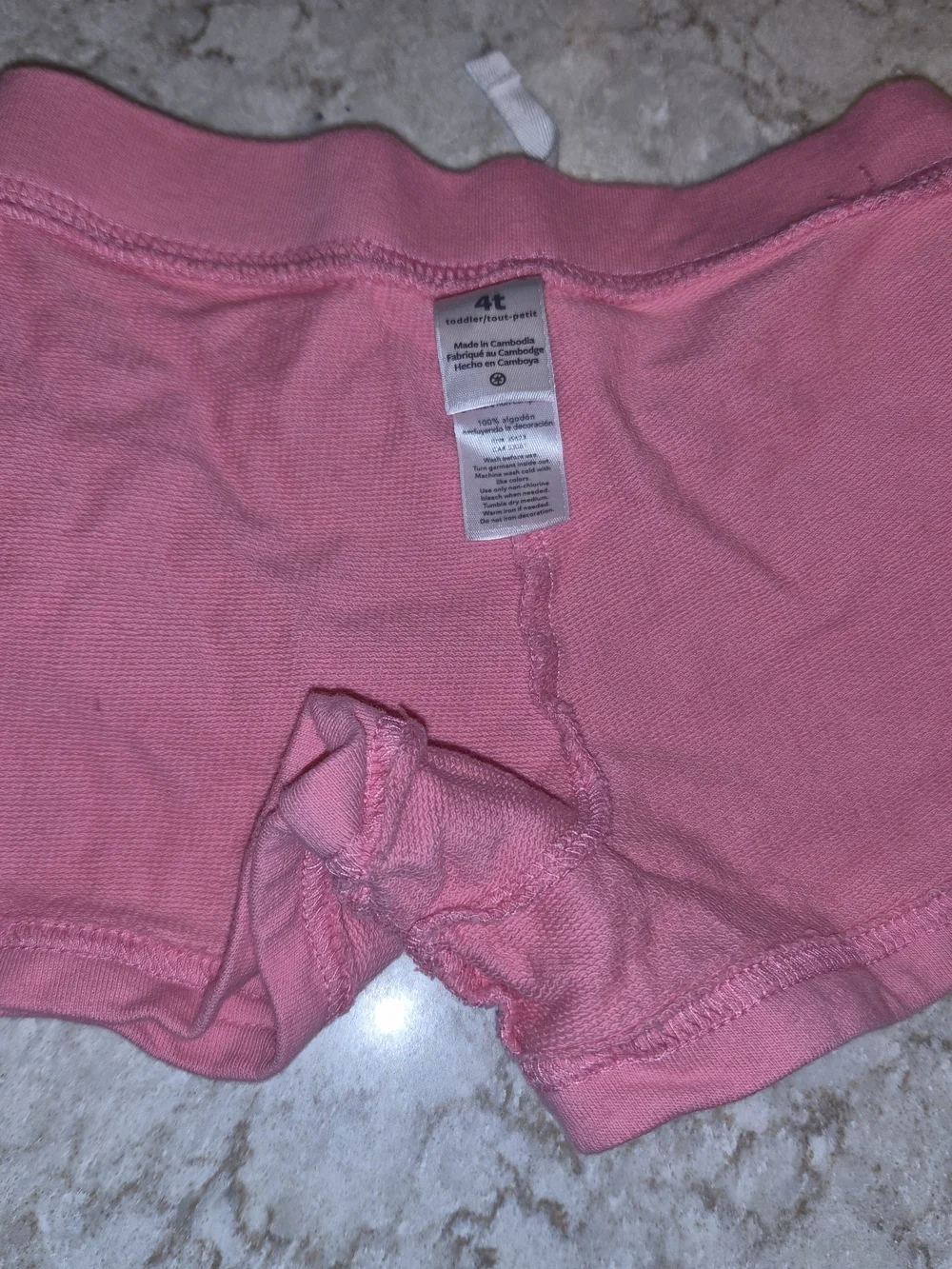 Carter's Coral Pink Drawstring Athletic Shorts 4T